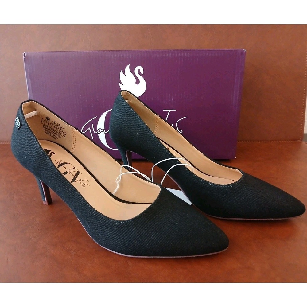 Gloria Vanderbilt Size 7 M MARILYN / Black Pumps Heels Women's Shoes NEW in Box - Picture 2 of 10